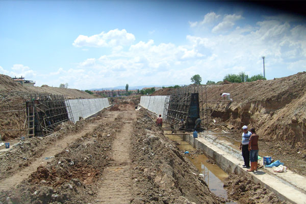 KIRIKKALE İL MERKEZ ÇORUHÖZÜ DERESİ 1. KISIM TAŞKIN KORUMA İNŞAATI