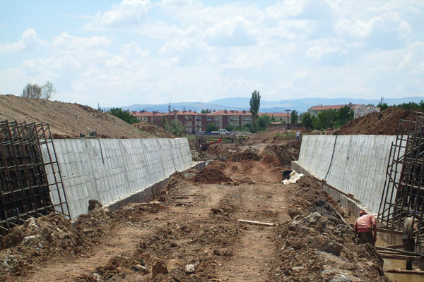 KIRIKKALE İL MERKEZ ÇORUHÖZÜ DERESİ 1. KISIM TAŞKIN KORUMA İNŞAATI